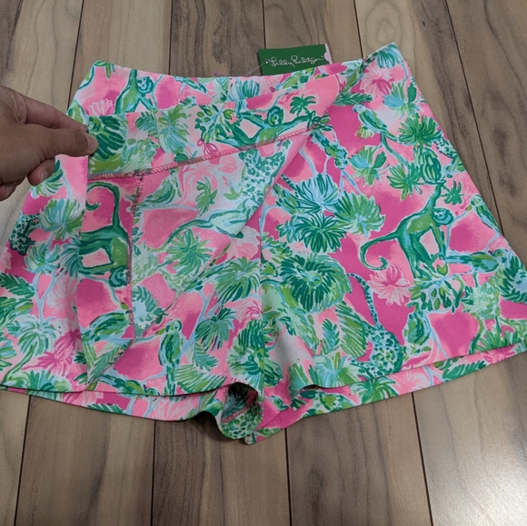 NWT! Lilly Pulitzer Cassia Skort Raz Berry Catty Shack Size 8 - Picture 9 of 15